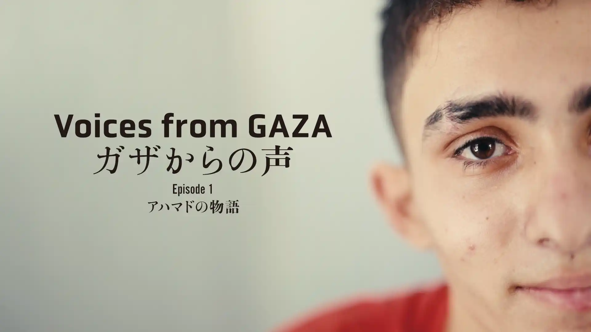 ガザからの声 Episode1「アハマドの物語」